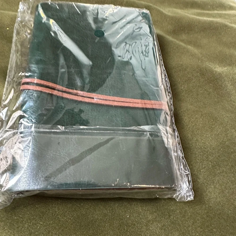 NEW Embossed Leaf Leather Journals Red, Teal, Blue, and Green Available